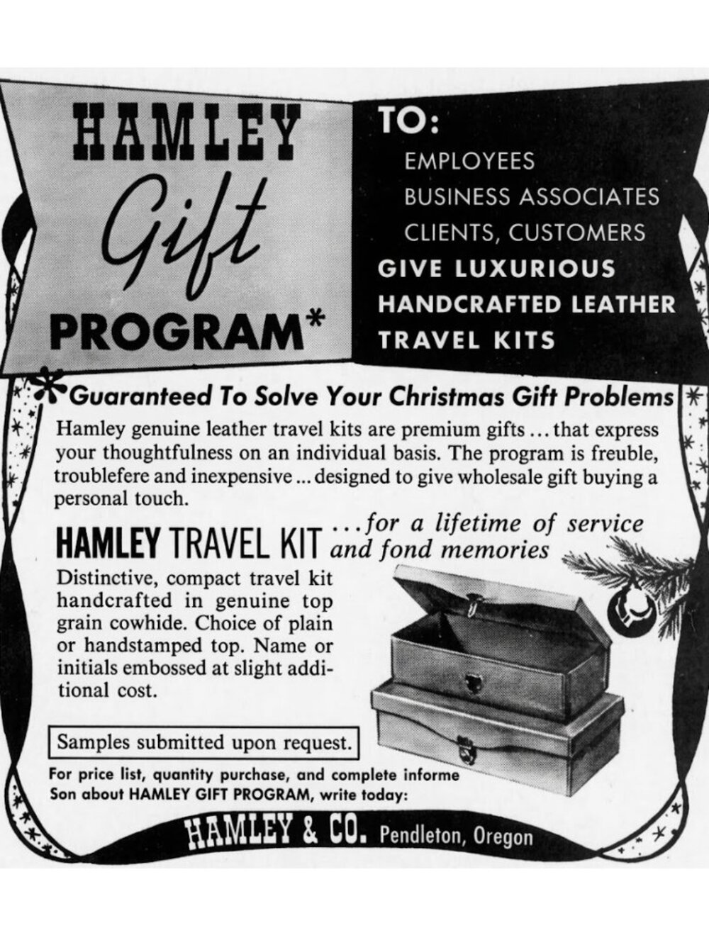 Vintage Hamley Kit Leather Travel Box - Picture 15 of 16